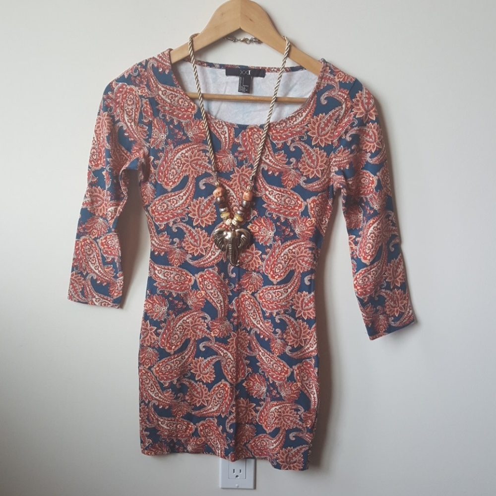 Paisley Print Summer of Love Dress